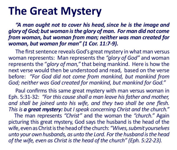 God's Headship Seen In Head Coverings - Image 5