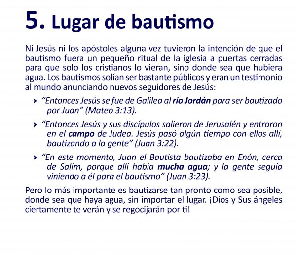 7 datos desconocidos sobre el bautismo - Image 8