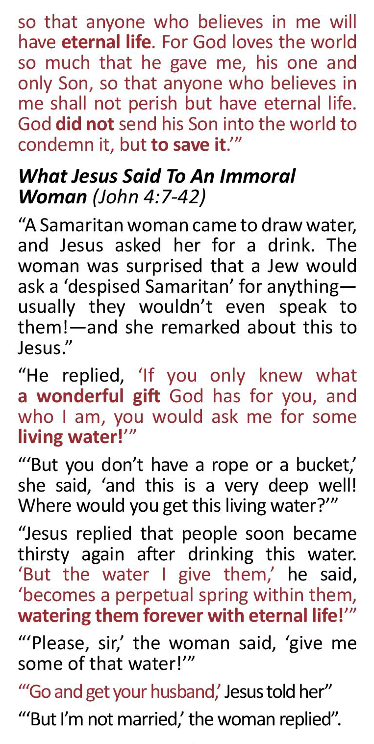 Tract - What did Jesus say - Image 4